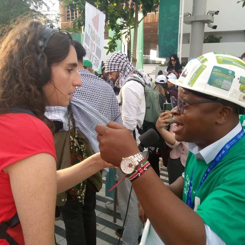 Day 10: We are making our voices count at the #COP28UAE Sometimes you gotta be both aggressive and candid when passing your message to @COP28_UAE With regards to #LossAndDamageFund We are bringing it home. #climatejustice #CreationNotforSale #LWFYouth  @LWFAdvocacy @ElenaCedV