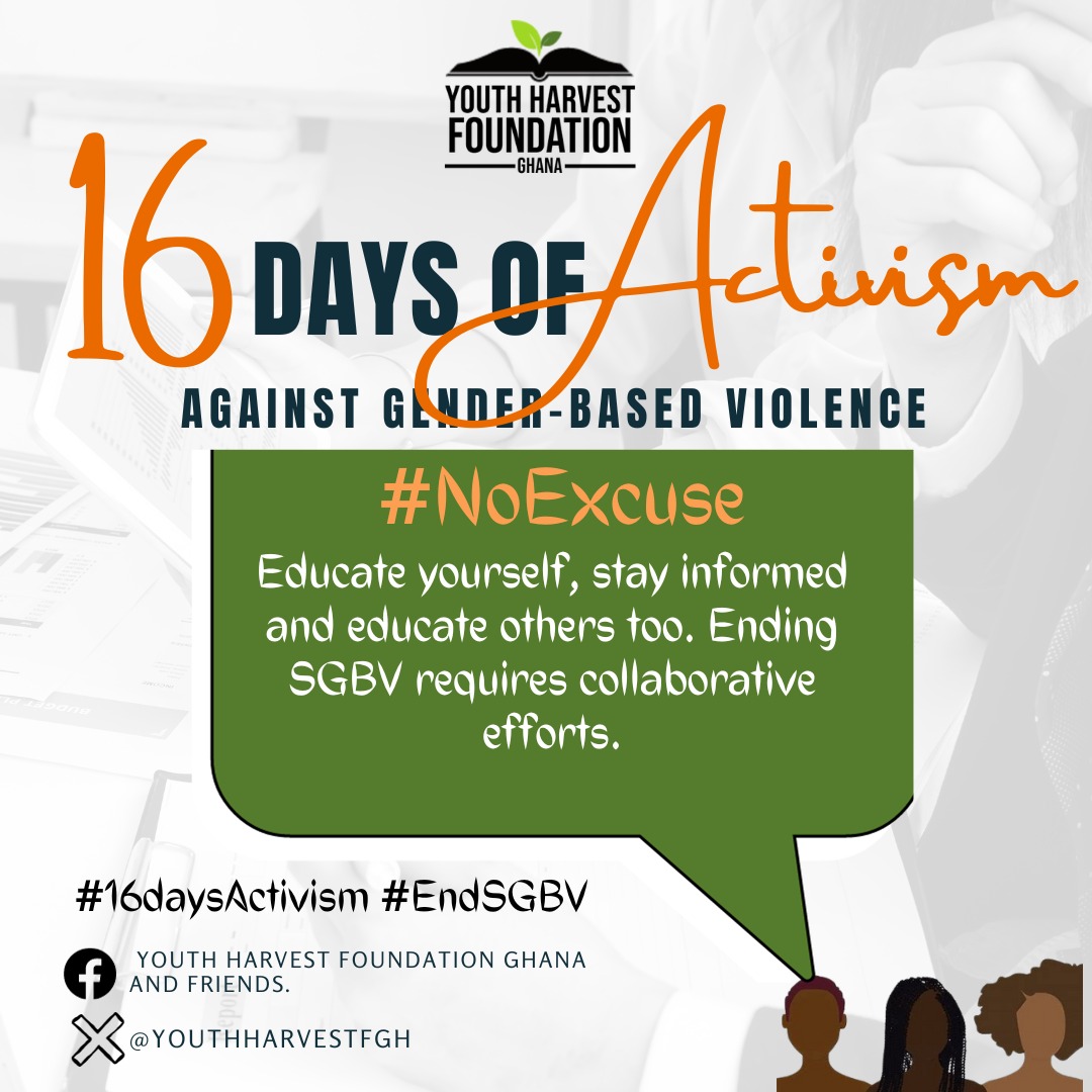 #16DaysOfActivism may be ending today but our efforts to #EndSGBV continues till we see the change we want. Stay informed and educate others in your community.

Together, change is possible. 

#NoExcuse #16DaysOfActivism2023 #EndGBV