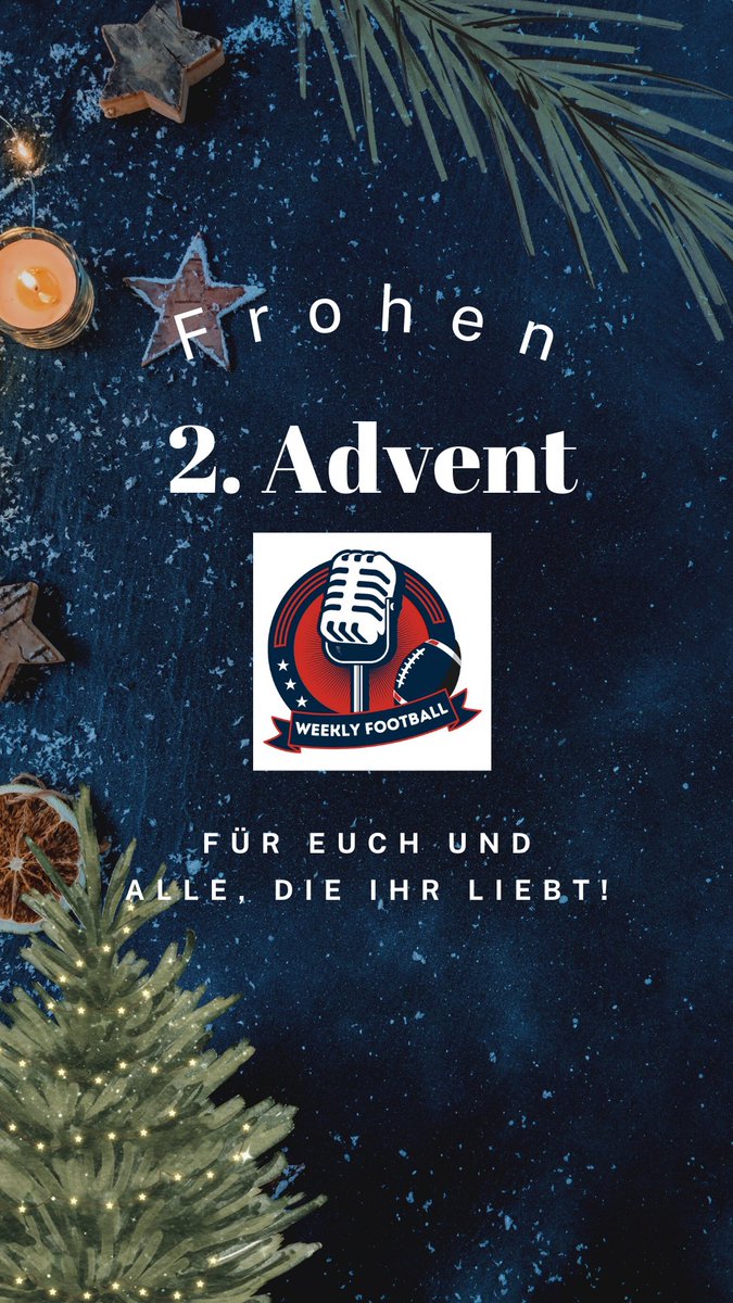 B3astm0deTV's tweet photo. Ich wünsche allen Football und natürlich insbesondere @Patriots Fans, einen schönen 2. Advent.
Lasst es euch gutgehen und heute Abend viel Spaß und auf spannende Spiele in der #NFL #Week14.
#Community #WeeklyFootball #ForeverNE @Patriots @patsdeutsch #rrlnfl @RTL_Sport @rtl_nflradio #NFLTwitter #ENDZN @DiePilleFDM @CSpengemann @RomanMotzkus #PatsNation🇩🇪