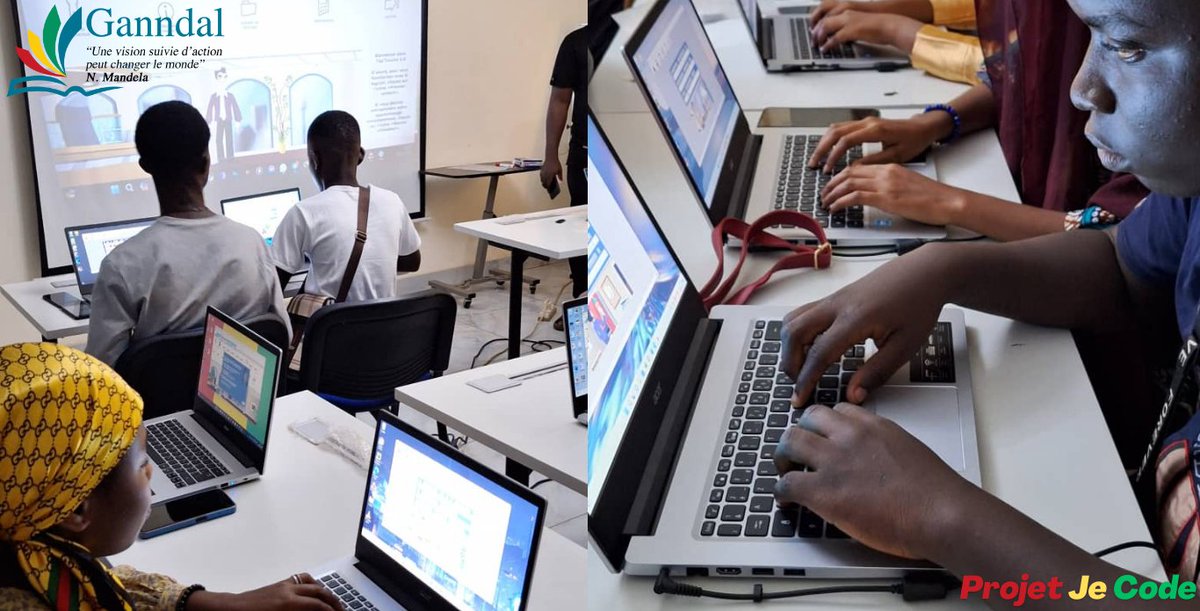 DIABY_Mamy's tweet image. Projet #JeCode 2023, de l’association @Ganndal224, dont nos structures ha2mtechnology.com, @Intelli3_0 sont partenaires.
But: initier par an 60 jeunes Guinéens(30 filles,30 garçons)
à la programmation informatique (python) et à l’usage d’outils numériques(Microsoft 360),...!