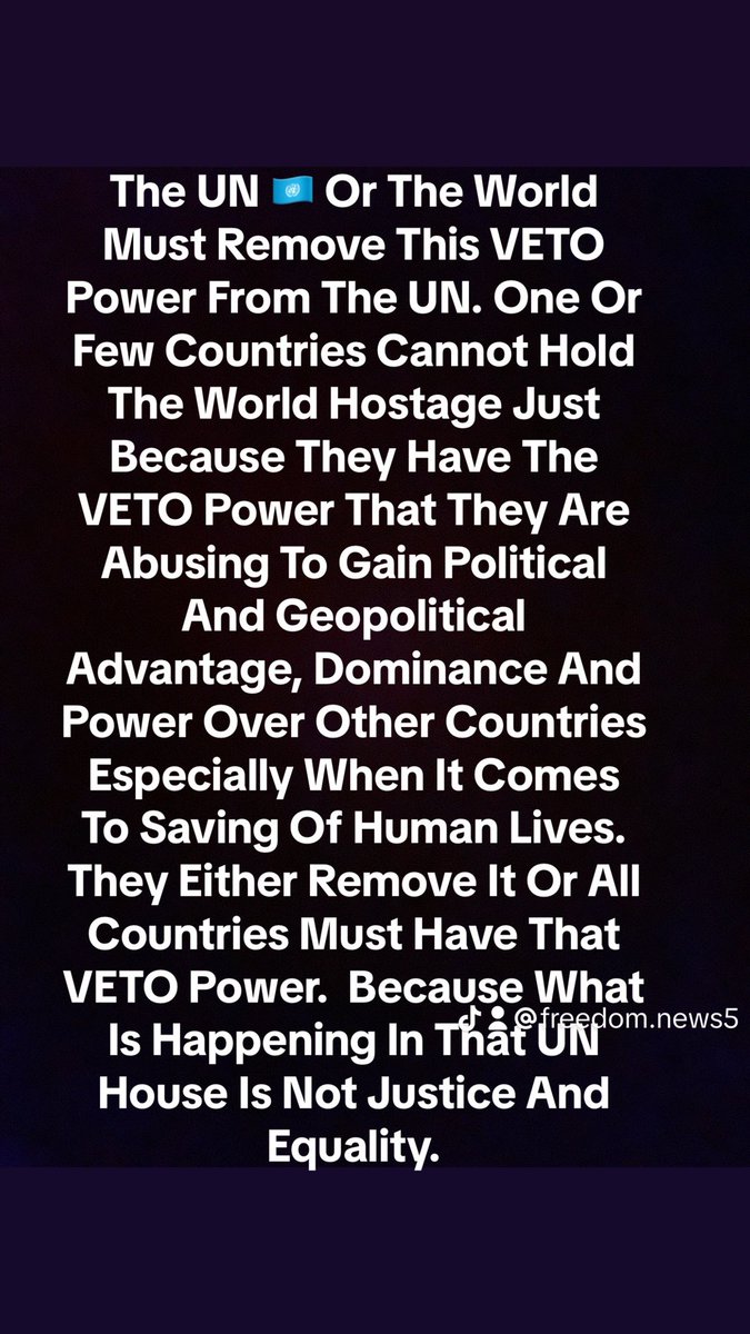 Sulu_News's tweet image. #UN #vetopower