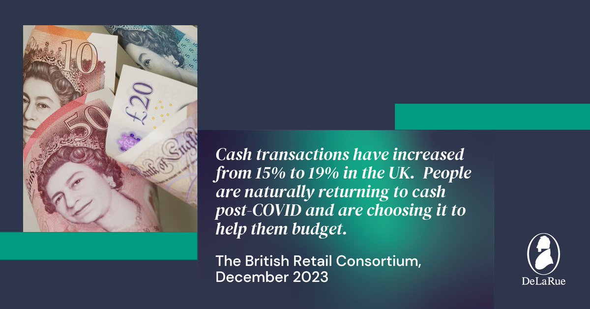 UK cash transactions have increased from 15% to 19% since 2021, reflecting its essential and proven role in helping people to budget during the current cost of living crisis. #CashMatters and #PaymentChoice is important - find out more: hubs.ly/Q02czZr30