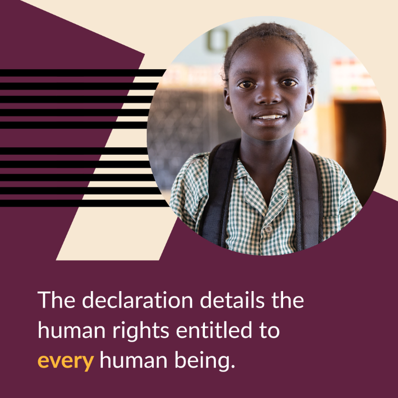 Sightsavers's tweet photo. The Universal Declaration of Human Rights laid out the rights that everyone is entitled to. Yet, 75 years later, people with disabilities face hurdles in accessing these rights. Join us in the movement towards creating a more inclusive world
#HumanRights75 https://t.co/jVpYVJphuU