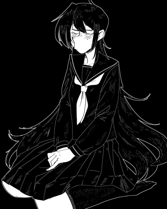 そういえば正座っぽいポーズは地味に描いていて
このポーズが好きなのかもしれない… 