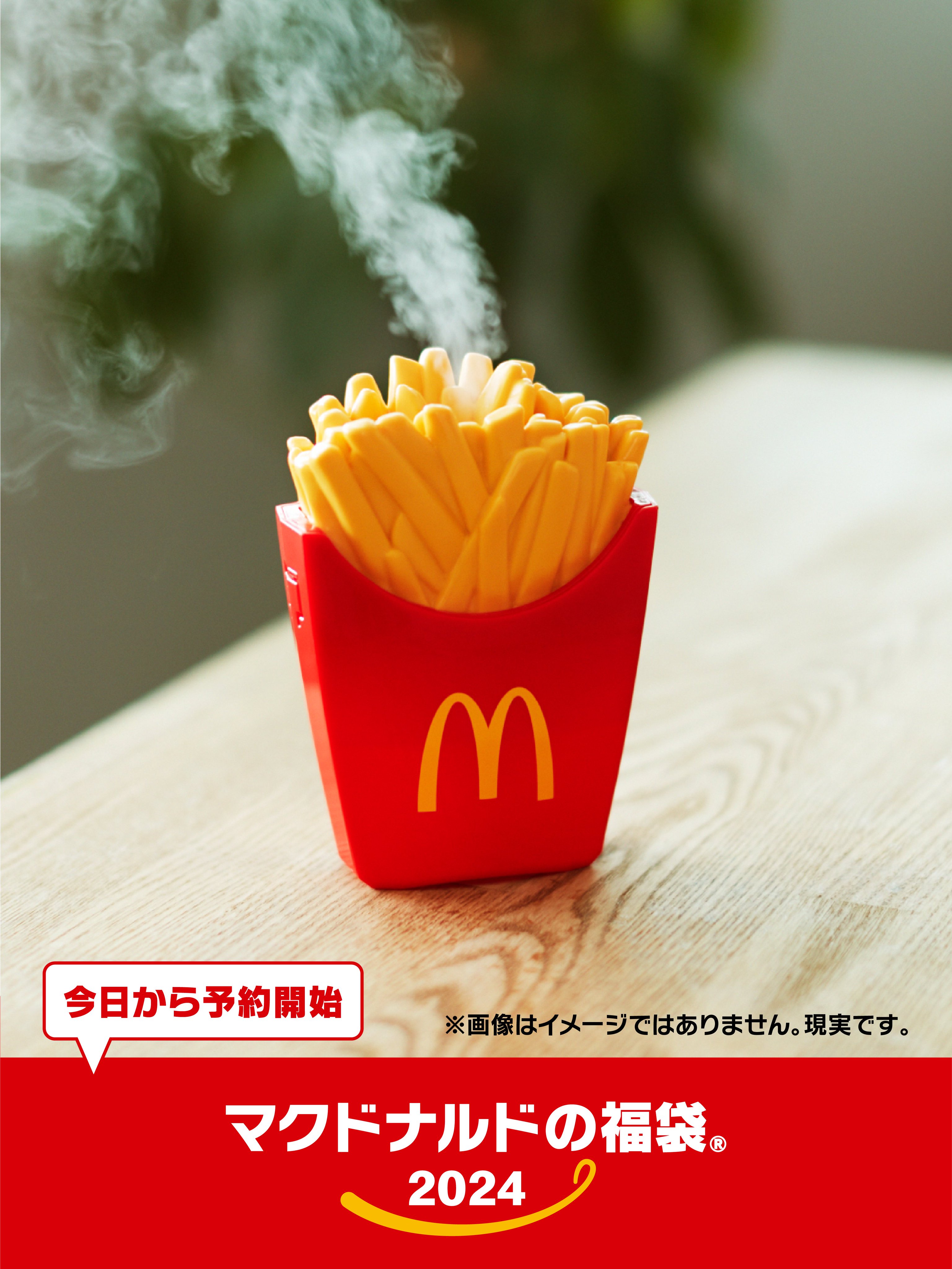 ♡ 新品未使用 マクドナルド 福袋 2024 ポテト加湿器セット ♡コイン