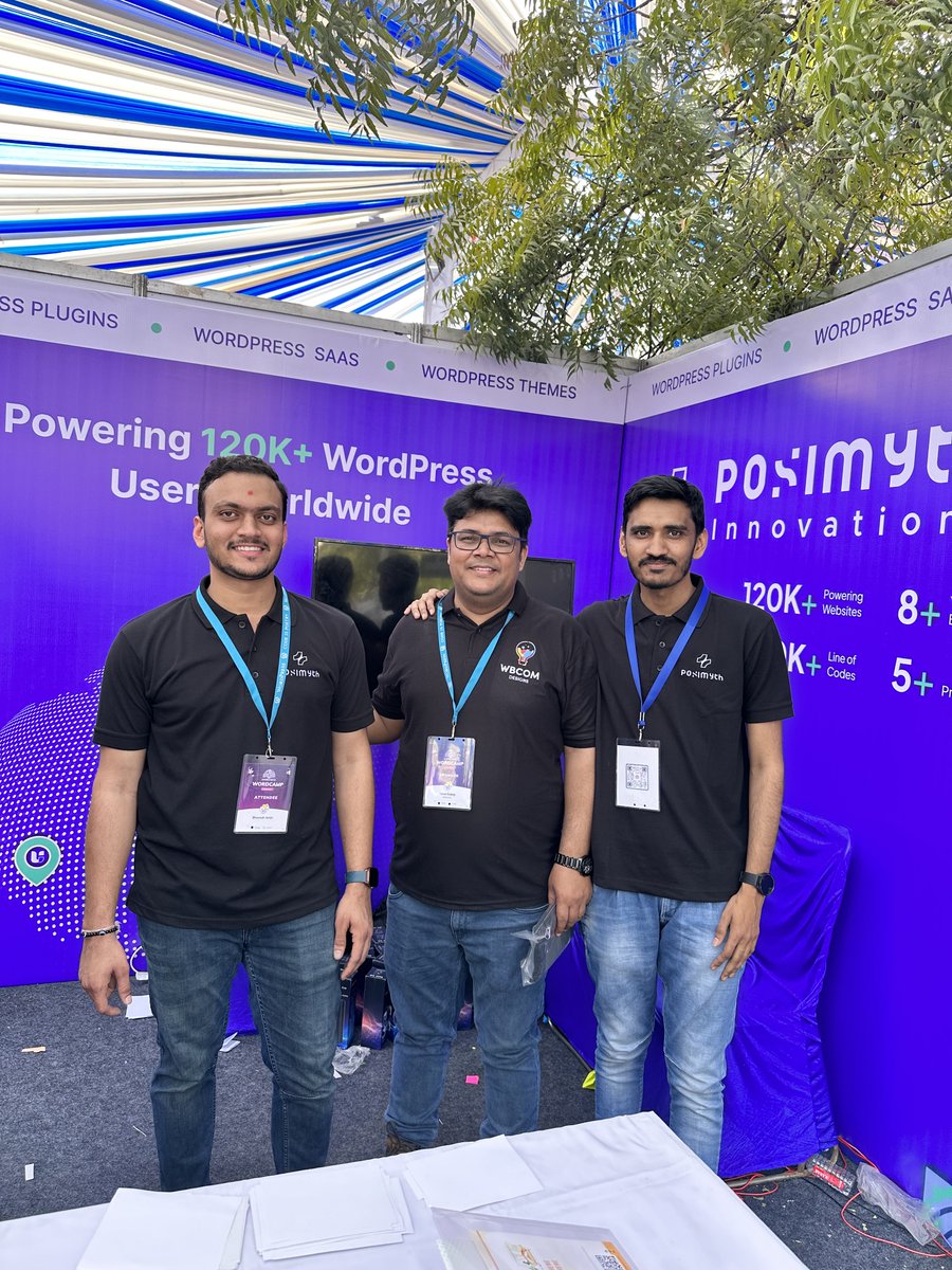 Just got back from visiting all the amazing sponsor booths at #WCAhemdabad! So many innovative products and services to discover. Huge shoutout to all the sponsors who made this event possible. #networking #sponsorappreciation <a href="/zestardtech/">Zestard Technologies</a>  <a href="/iFlairWebTech/">iFlair WebTechnology</a> <a href="/ZealousWeb/">ZealousWeb</a> <a href="/posimyth/">POSIMYTH Innovations • WordPress Plugins</a>