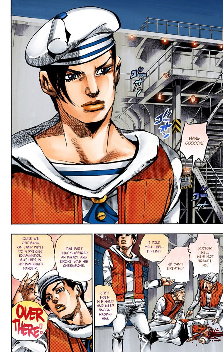 random_jjba's tweet photo. #JOJOLands Chapter 10 in 9 Days.

The Josefumi And Kira Flashback Started In #JoJolion Chapter 49  Which Was Released Almost 8 Years Ago On December 19, 2015.
#jjba https://t.co/fosBYo6PHI