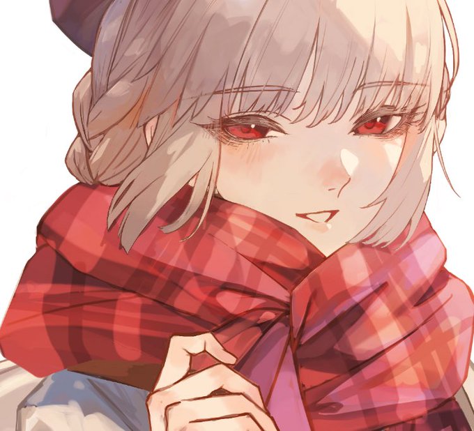 「plaid scarf」 illustration images(Latest｜RT&Fav:50)｜4pages