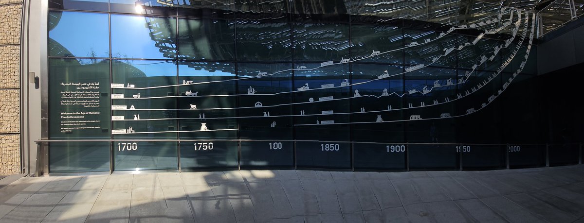 What a powerful infographic at the entrance of the <a href="/COP28_UAE/">COP28 UAE</a> !