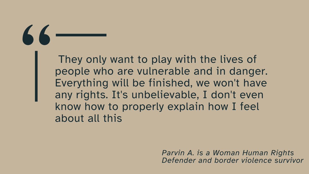 Border_Violence's tweet photo. And yet on 18 Dec, @EU_Commission @Europarl_EN and @eu2023es are set to agree on a package of reforms that will legalise ongoing brutal and illegal behaviours at Europe's borders, that will legitimate pushbacks, and detention en masse.
#StopThisPact #PushbacksAreIllegal https://t.co/1WJprtRsKj