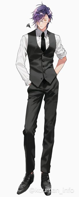 「glasses waistcoat」 illustration images(Latest)