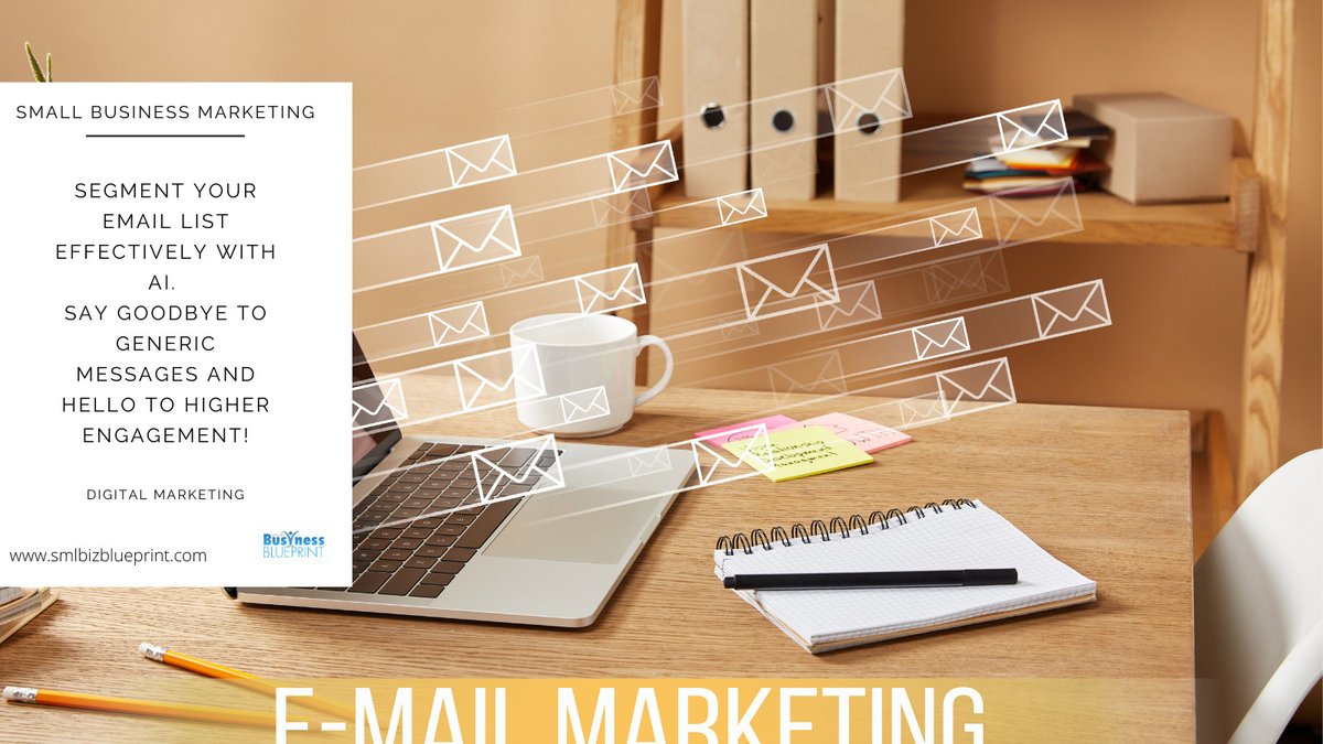 smlbizsuccess's tweet image. 🧐 Segment your email list effectively with AI. Say goodbye to generic messages and hello to higher engagement! #EmailSegmentation #AI