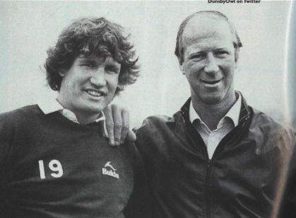 Dunsbyowl's tweet photo. Happy 72nd Birthday to 1984 promotion #hero and an inspirational leader for Wednesday Mick Lyons. 16 goals in 164 games for #SWFC 1982-85. Stay well Big Man. #WAWAW https://t.co/7YVirLzUET