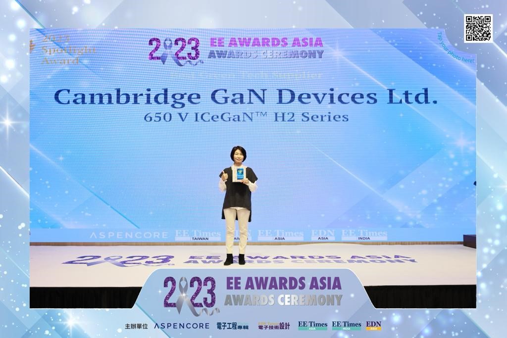 We are excited to announce that CGD has been honored by #EEAwardsAsia the Best Green Tech Supplier and CGD's 650 V ICeGaN™ H2 Series has been selected as Best Power Semiconductor of the Year! Learn more about ICeGaN™ H2 Series: 👉 orlo.uk/GiXkm #GreenTech #Innovation