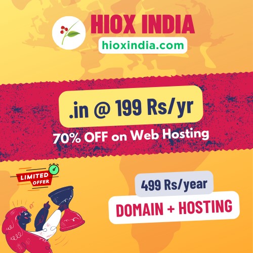 hioxofficial's tweet image. Exciting News! Unbeatable .IN domain offer! 
.IN Domain for Just ₹199/year!
.IN Domain + Hosting Combo at ₹499/year!
It's a deal you can't afford to miss!
BONUS: First Year is on Us!  For More info visit hioxindia.com #DomainOffer #WebHosting   #INdomain #domainnames