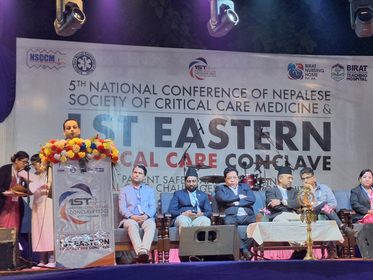 Leaders are the ones that inspire others to accomplish beyond their limits. #NSCCM #EasternConclave #OpeningCeremony #ICUprotocols #BestPaperAward