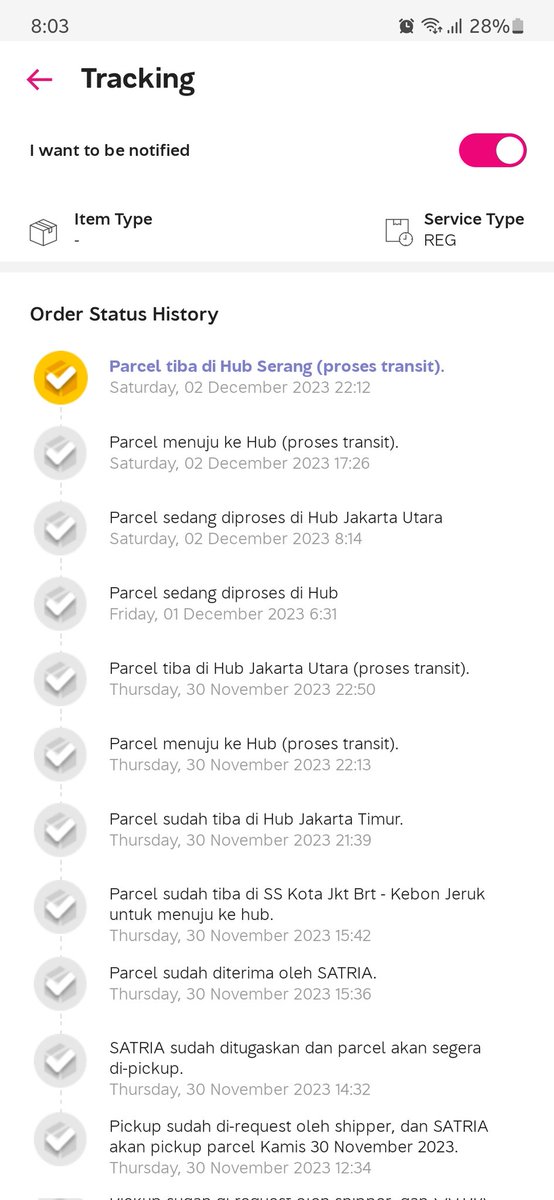 adtyprtm's tweet photo. @AnterajaCare dari tgl 2 statusnya gitu2 aja ga ada update. Ditlpn CS nya ga ada solusi sama sekali. https://t.co/kJfG64tAAs
