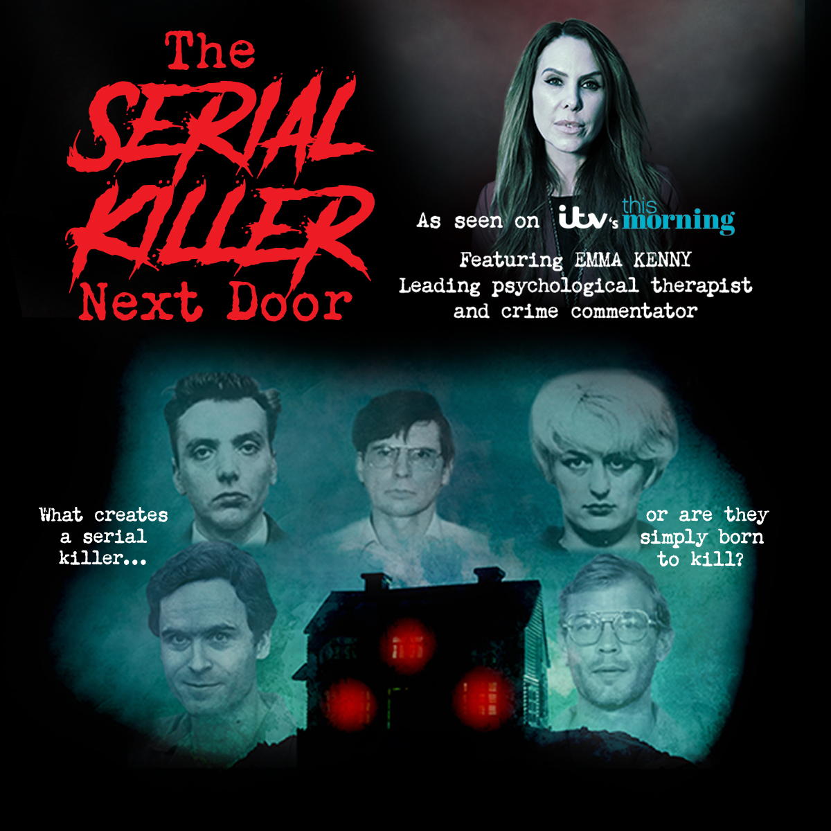 Join us for The Serial Killer Next Door hosted by @emmakennytv - one of the UK’s most notable TV crime commentators! What creates a serial killer, could anything have prevented their potential being activated, were they born to kill? 📅 Tue 12 Mar 🎟 walsallarena.com/whats-on/all-s…