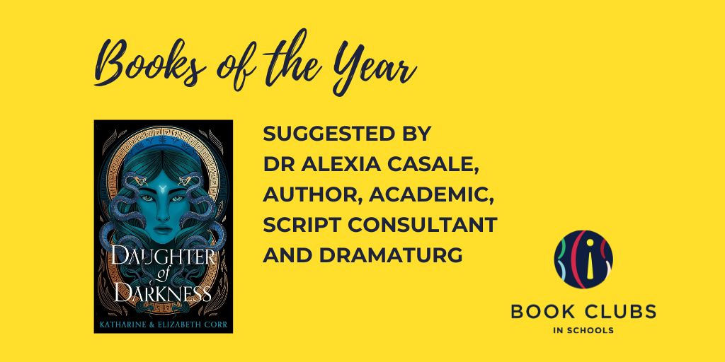 Book Clubs in Schools (@schoolbookclubs) on Twitter photo As her book of the year, <a href="/AlexiaCasale/">Dr Alexia Casale</a> chose Daughter of Darkness by Katharine & Elizabeth Corr. Read the thread to find out why. 
Alexia is Senior Lecturer & Programme Leader (MA in Writing for Young People) at <a href="/BSUCreativeW/">BSU Creative Writing</a>
 
<a href="/katharinecorr/">Writing as Katharine Corr / Kate Penney</a> <a href="/lizcorr_writes/">Elizabeth Corr</a> <a href="/HotKeyBooks/">Hot Key Books โจ๐</a>  ๐งต1/3 As her book of the year, <a href="/AlexiaCasale/">Dr Alexia Casale</a> chose Daughter of Darkness by Katharine & Elizabeth Corr. Read the thread to find out why. 
Alexia is Senior Lecturer & Programme Leader (MA in Writing for Young People) at <a href="/BSUCreativeW/">BSU Creative Writing</a>
 
<a href="/katharinecorr/">Writing as Katharine Corr / Kate Penney</a> <a href="/lizcorr_writes/">Elizabeth Corr</a> <a href="/HotKeyBooks/">Hot Key Books โจ๐</a>  ๐งต1/3