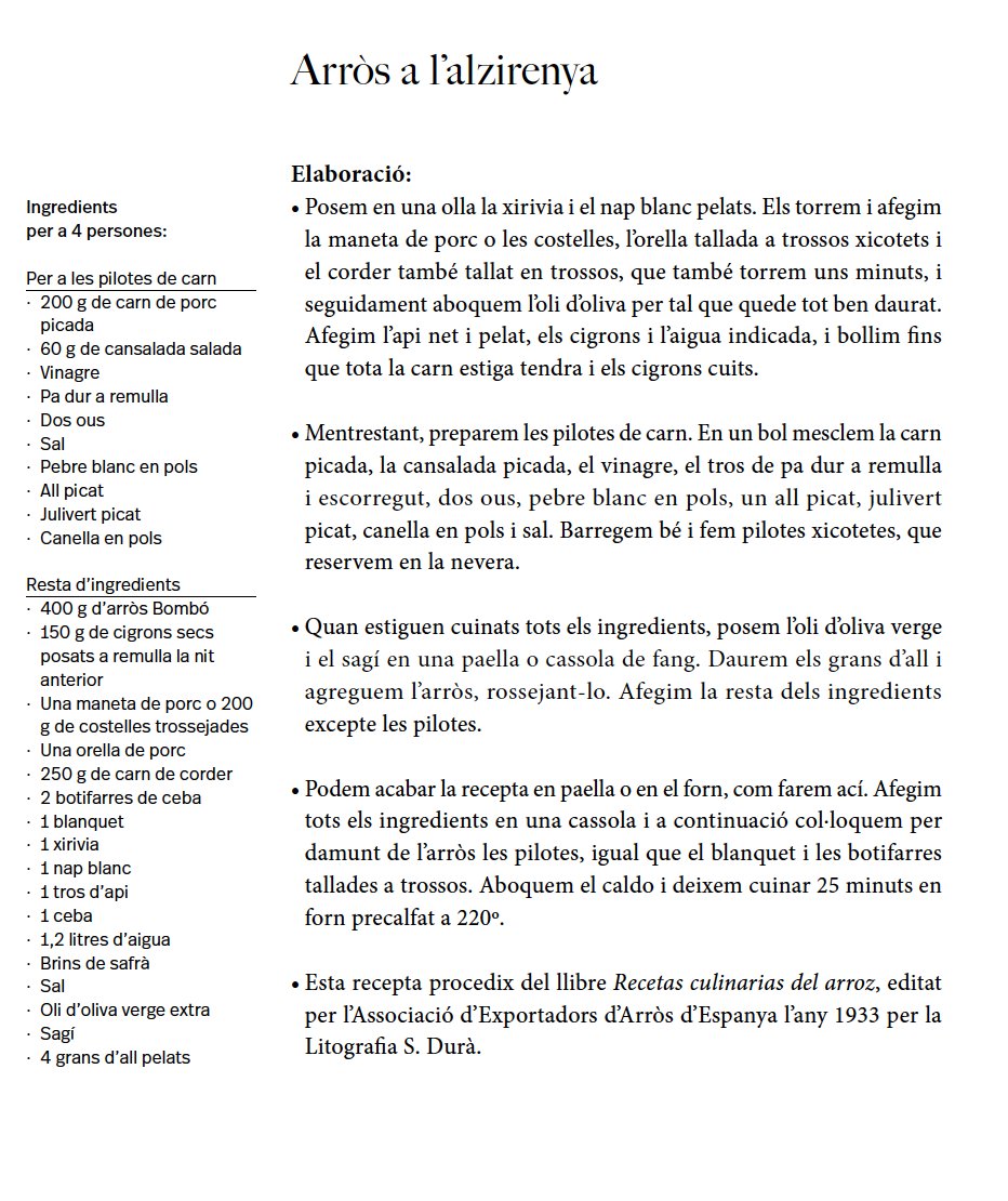 En el nou llibre de Ximo Carrión <a href="/Fentdetutto/">Ximo_Carrion®💯</a> s'inclou este ARRÒS A L'ALZIRENYA rescatat d'un receptari de 1933, amb pilotes, maneta de porc, orella de porc, botifarra, blanquet, CORDER, cigrons, nap, xirivia, api, all i ceba. Es continua fent? Què vos passa, alzirenys? 😅