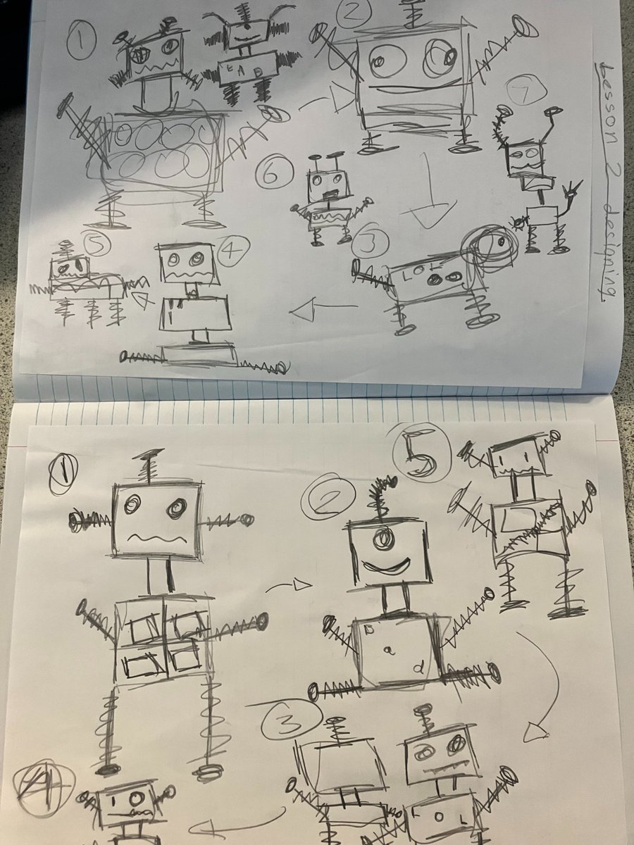 Liskeard_School's tweet image. Check out these incredible designs from our talented year 7 students for the Robot Buddy Project! 🤖🎨 Impressive ideas and meticulous attention to detail on display.  
#technology #RobotBuddyProject #creativityatitsbest