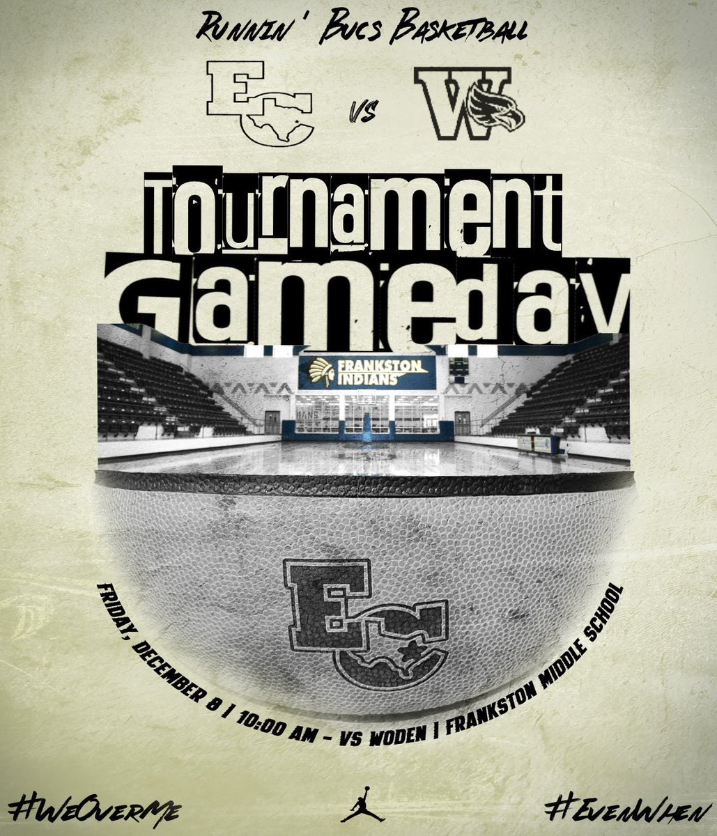 ECRunninBucs's tweet image. The Runnin Bucs are back in action this morning. They will be playing Woden this morning and Grace this afternoon

#Weoverme
#Evenwhen
#DTA 

@hoopinsider @MikeSanchez2 @mcan409 @AshlyElamSports @kfdmsports @STBA_TX @AGGraphics409