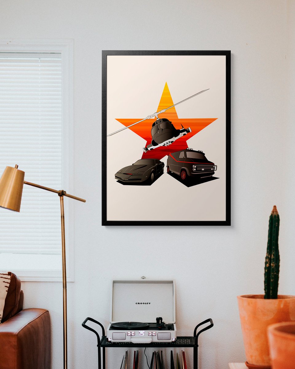 It's another #HappyFriday post! 
This week I'm going back to my 80's childhood TV memories🤓 #Airwolf #KnightRider #ATeam