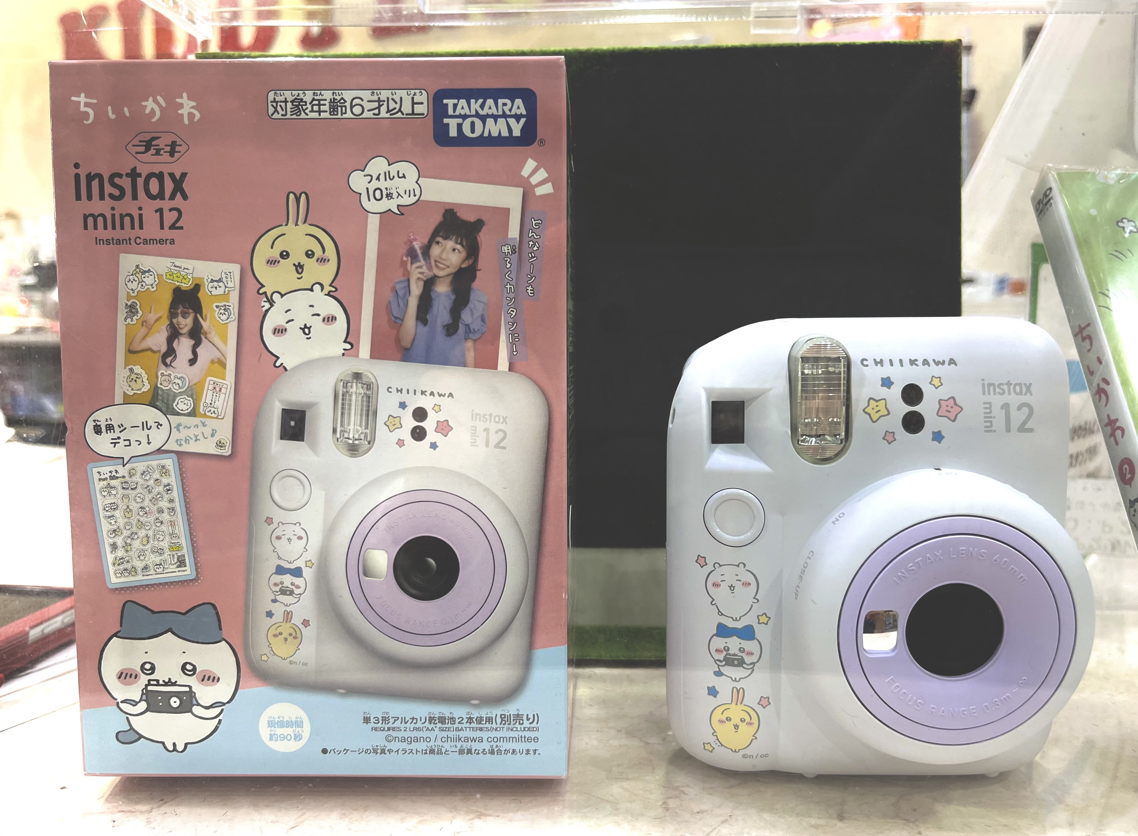 ちいかわ インスタントカメラ チェキ instax mini 12単3形本体質量