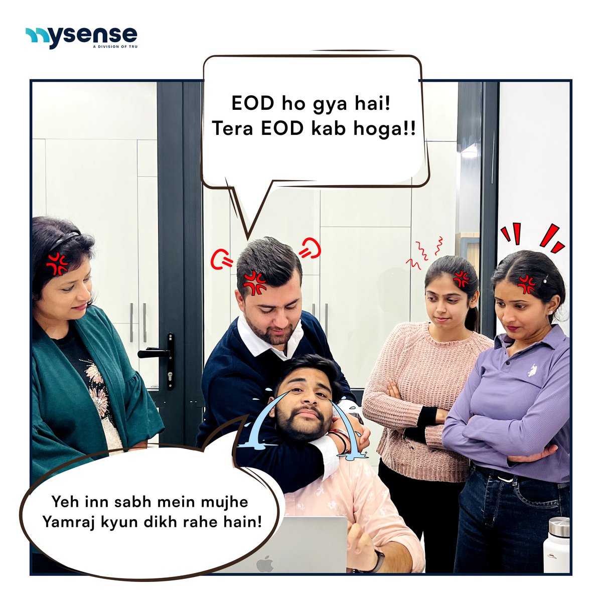 MysenseTech's tweet photo. Multitasker hun South Indian movies ka hero thodi 🙄
*Le them- Haan toh yeh baat bolne se pehle sochni thi na!!! 😤
.
Tag that Multitasker in your list 💪
.
.
.
#Mysense #MysenseTechnologies #MultiTasker #CorporateLife #Mohali #Trending #ExplorePage✨ #CorporateMemes https://t.co/RR16cRm3bp
