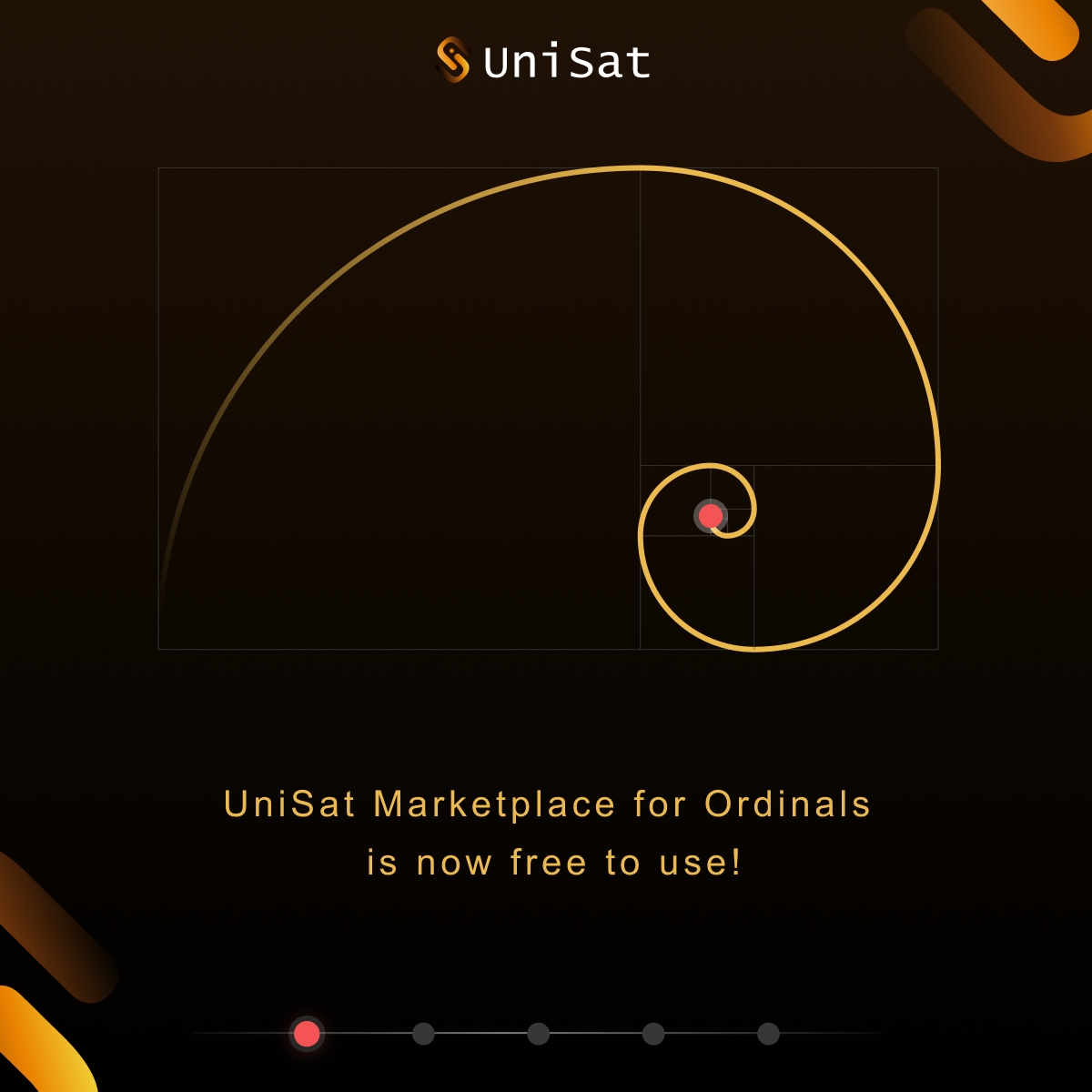 1 UniSat Marketplace for Ordinals is now free to use! No more service fees  for these peer-to-peer transactions! Enjoy trading! ❤️ (1/5)