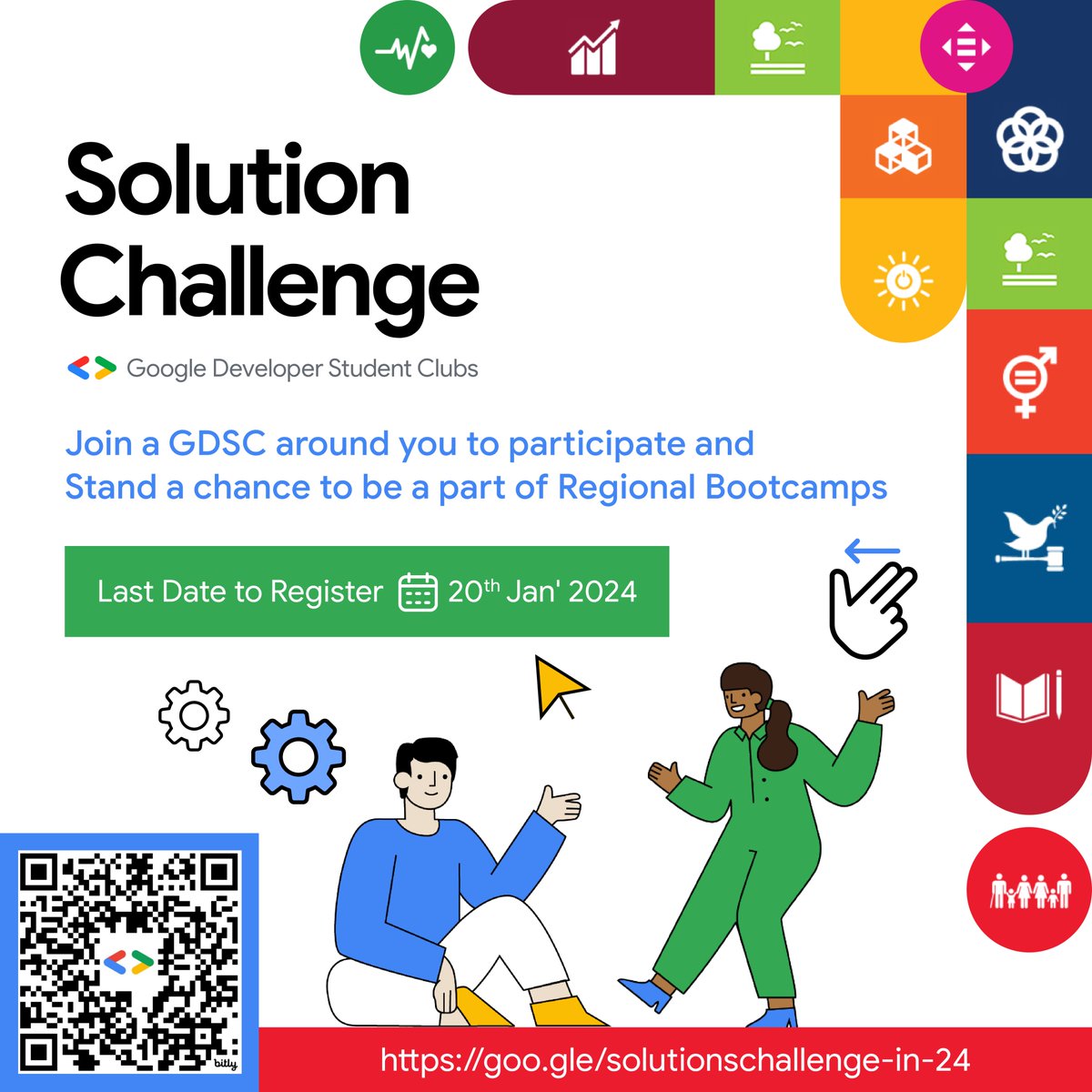 GoogleDevsIN's tweet image. Calling all tech wizards! The #SolutionChallenge is your chance build some great solutions for the community using Google tech. ✨ Register here & make magic happen: goo.gle/solutionchalle…
Google #DeveloperStudentClubs
