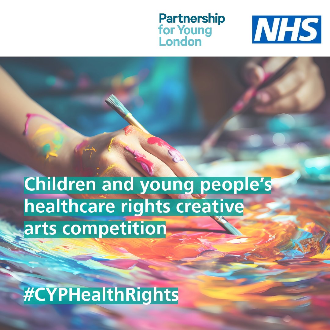📣Working with our Youth Steering Group &
@PYL_London we're launching a Creative Arts Competition to help improve awareness of #healthcarerights for children and young people in London.

Find full details at: tphc.info/3GAIJIh
#CYPHealthRights @_TPHC
