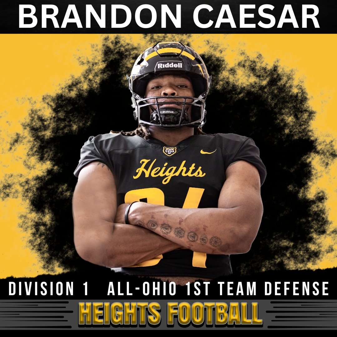 Congratulations to Cleveland Heights Football's <a href="/BCaesar2025/">Brandon Caesar</a> 
Head Coach <a href="/MacStephens/">Mac Stephens</a>