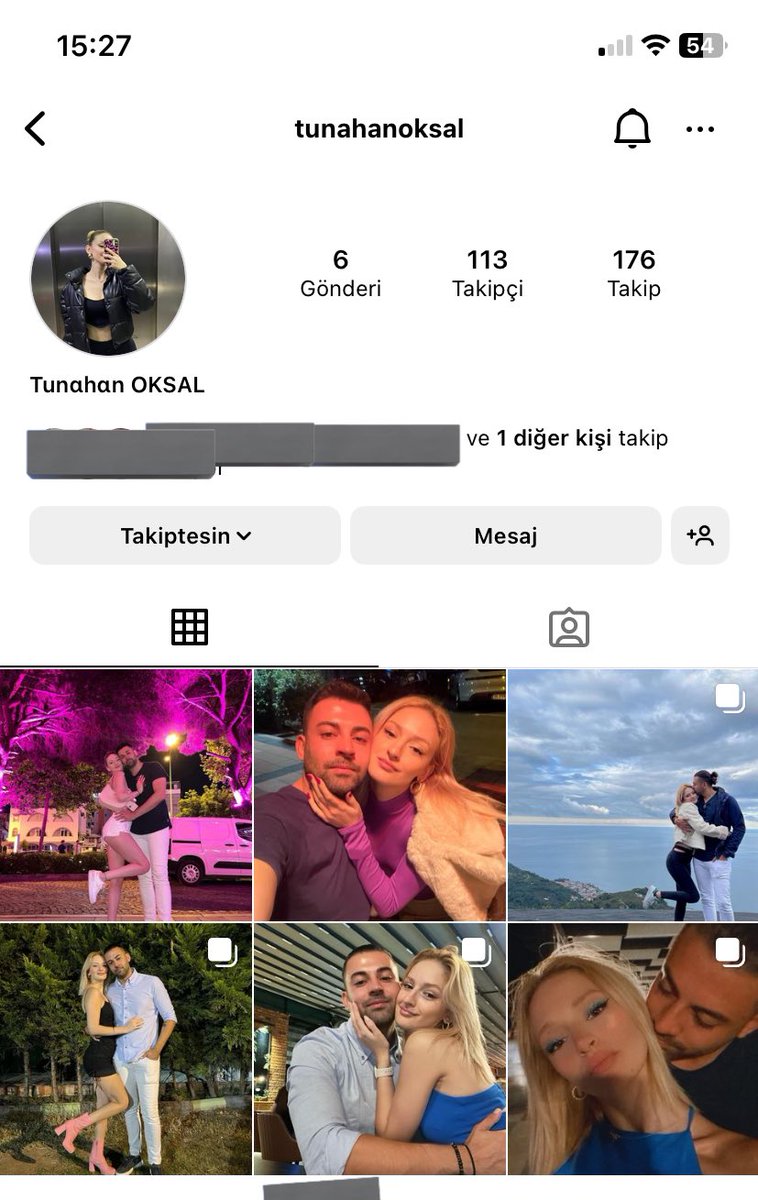 benim erkek arkadasim hanimciligi iyice abartip profil fotografina beni koymus