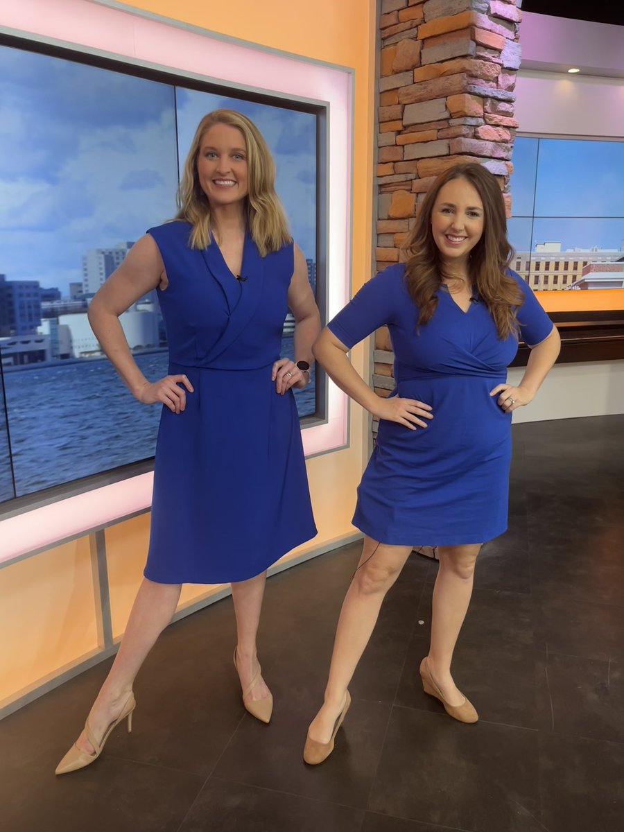 RebeccaRibley's tweet photo. Twinning with my girl! 👯‍♀️
Happy Friday, everyone. Get out there and enjoy the nice temps today because as @DanaFultonWX says, changes are coming. #WakeUpWI @WKOW https://t.co/Vq0e9jtyFu