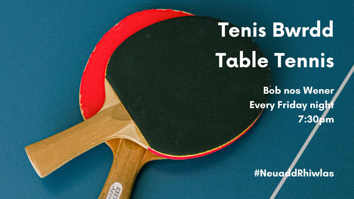 #TenisBwrdd #TableTennis

#NeuaddRhiwlas