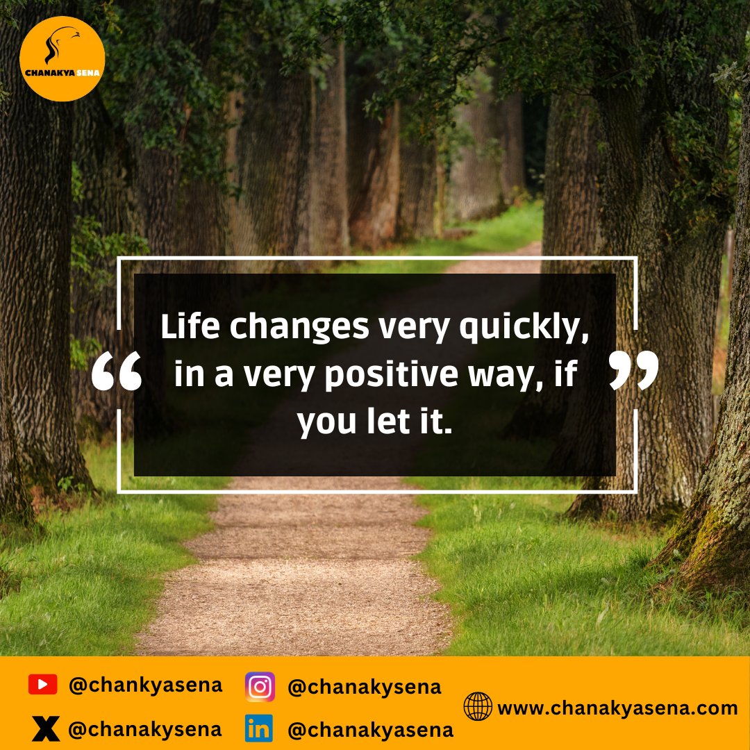 Life changes very quickly, in a very positive way, if you let it. #chanakyasena #MahuaMoitra #MahuaMoitra #ToxicTheMovie #KhushiKapoorAsBetty #viralvideo #Devara #meftal #Archies