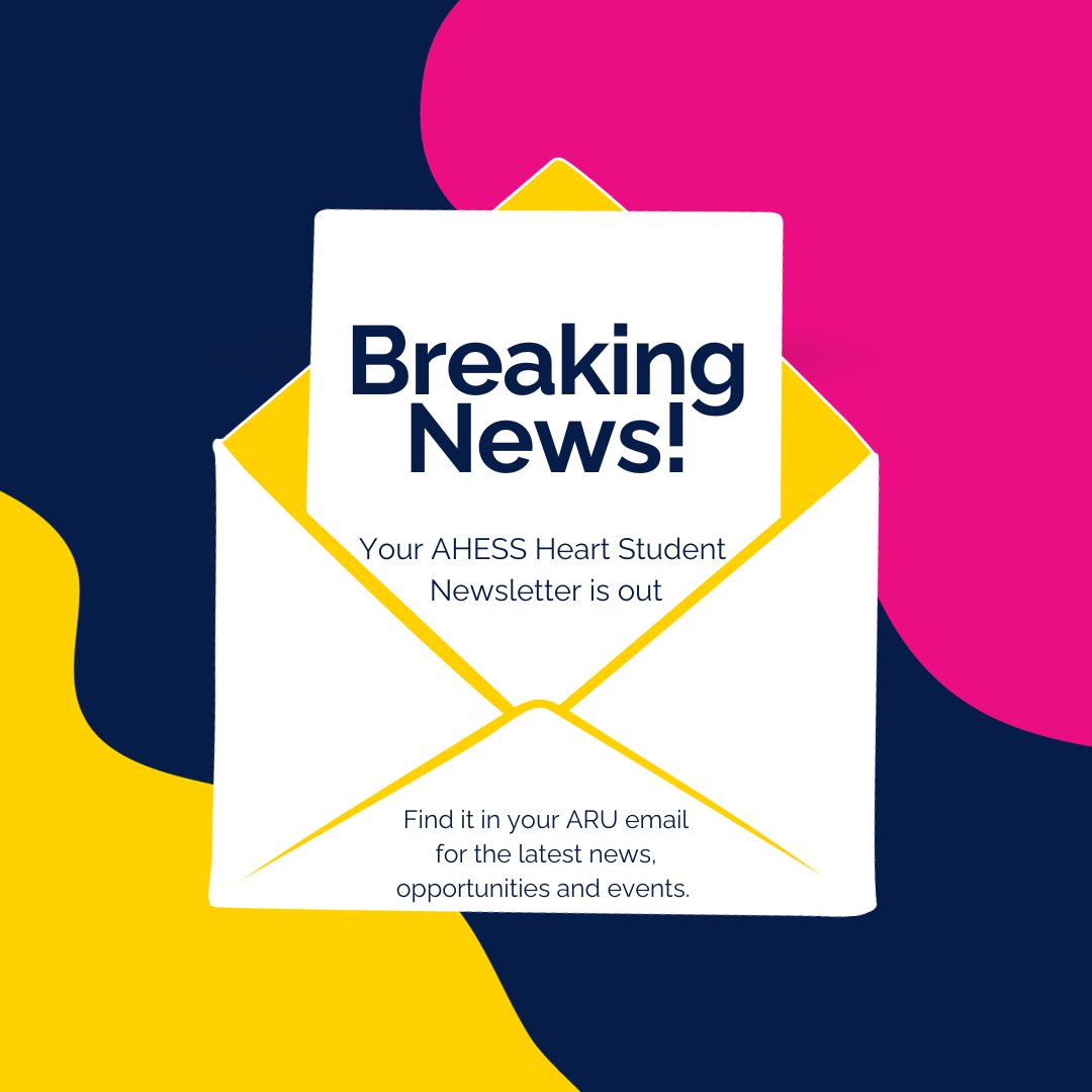 Your AHESS Heart Student Newsletter is out with the latest opportunities, news, and more! 💛#AHESSProud       

Find more opportunities - tinyurl.com/32xp255j