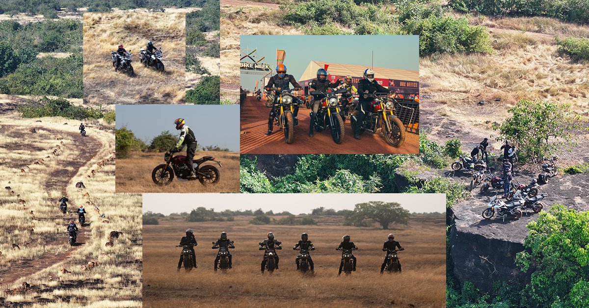 IndiaTriumph's tweet photo. Our first day at IBW started early, with The Secret Trails - an exciting ride exclusively curated just for Triumph riders.
Our ride, led by the Goa Motorcycle Club, took us through some unexplored trails and offbeat tracks here in Goa.
Oh, what fun it was!
#TriumphAtIBW23 https://t.co/mAVYm6QzRl