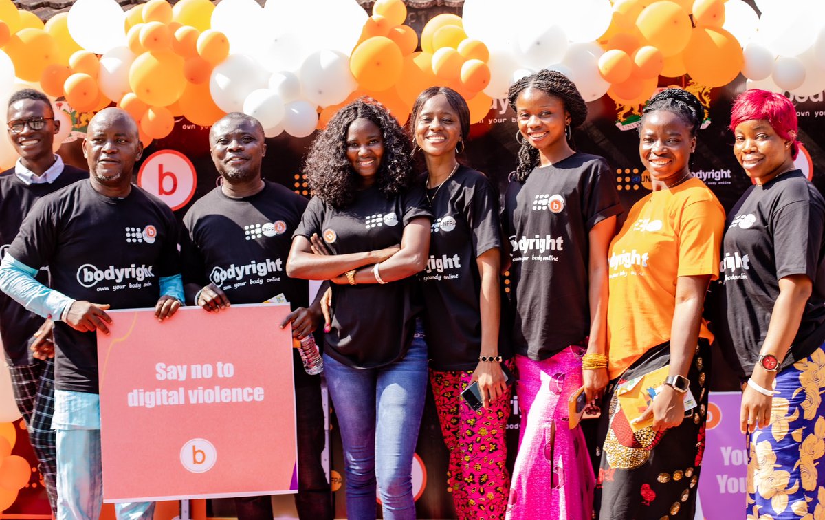 The room is buzzing with excitement as young people enthusiastically join @UNFPASierraleon, @IsataMahoi, and @Cee_Bah in launching the #Bodyright campaign in SierraLeone. What an incredible atmosphere of positivity and empowerment! Let's all join hands to #EndGBV. #BodyrightSLE