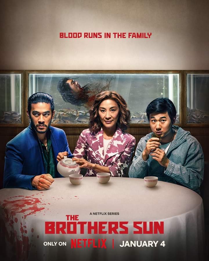 Yeoh_ShuLien's tweet photo. #TheBrothersSun poster
#MichelleYeoh #JustinChien #SamLi https://t.co/jts66HwV8m