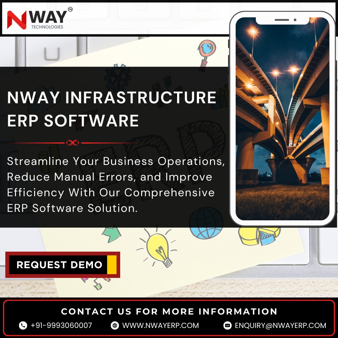 Nway_Tech's tweet image. 𝗡𝗪𝗔𝗬 𝗜𝗻𝗳𝗿𝗮𝘀𝘁𝗿𝘂𝗰𝘁𝘂𝗿𝗲 𝗘𝗥𝗣 𝗦𝗼𝗳𝘁𝘄𝗮𝗿𝗲

Streamline Your Business Operations, Reduce Manual Errors, and Improve Efficiency With Our Comprehensive ERP Software Solution.

#ERPSoftware #InfrastructureManagement #SimplifiedOperations #Efficiency #NwayERP