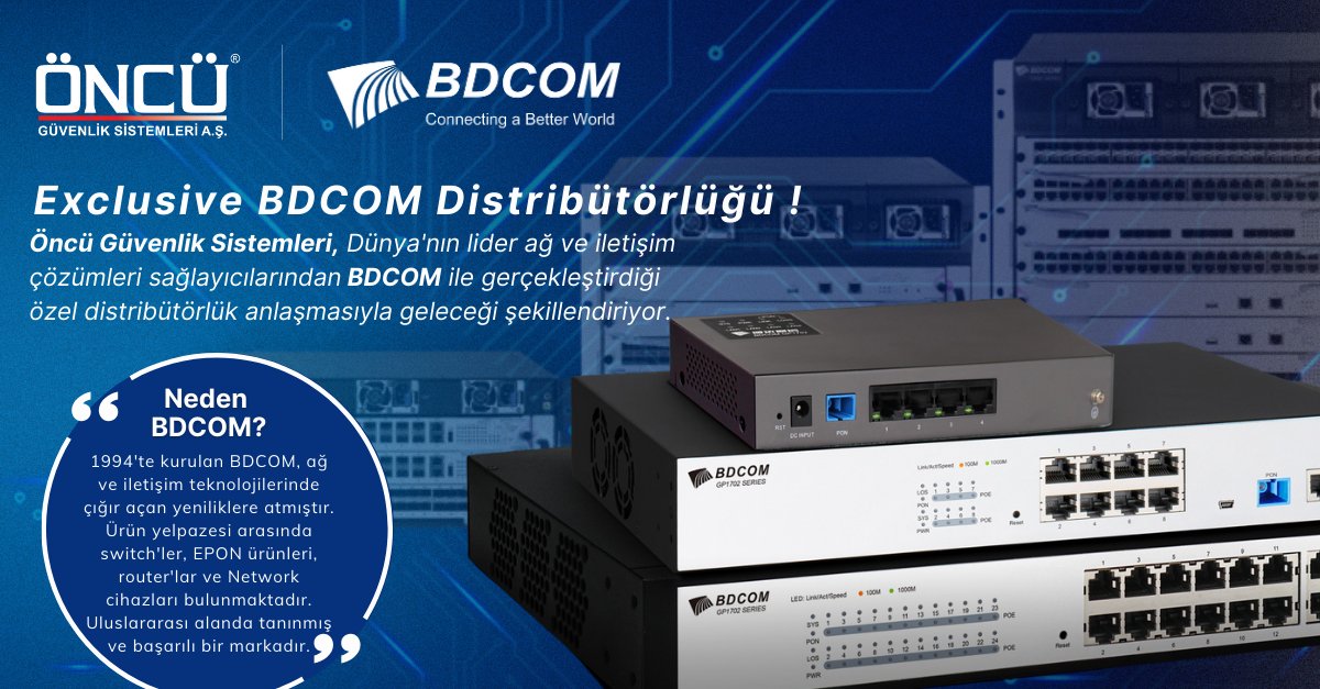 Bu değerli işbirliği sayesinde, birçok ülkede müşterilerimize en üst düzeyde ağ ve iletişim çözümleri sunmaya hazırız. Yenilikçi ürün portföyümüz ve güçlü müşteri odaklı yaklaşımımızla, bölgedeki işletmelerin ve kurumların ihtiyaçlarına çözümler sunmaktan heyecan duyuyoruz.