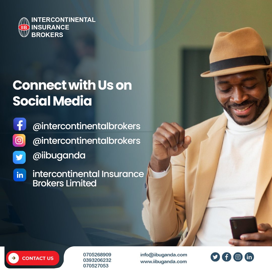 iibuganda's tweet photo. 🌟 **We are on social media! 📱**
We're here to ensure that your insurance needs are met efficiently. Connect with us on social media to stay informed, discover insightful tips, and explore how we can assist you in securing your peace of mind. 

#InsuranceSolutions https://t.co/m5JiXatGXF