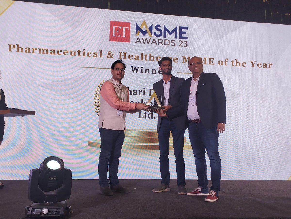 ET_RISE's tweet photo. 🚀🏆 #ETMSMEAwards 2023: Congratulations Johari Digital Healthcare Ltd (@Johari_digital) for winning the Pharmaceutical &amp; Healthcare - MSME of the Year Award.

For your excellence and contribution to the medtech and medical device industry, you deserve this fame and more. https://t.co/IuBlkUf0Wc