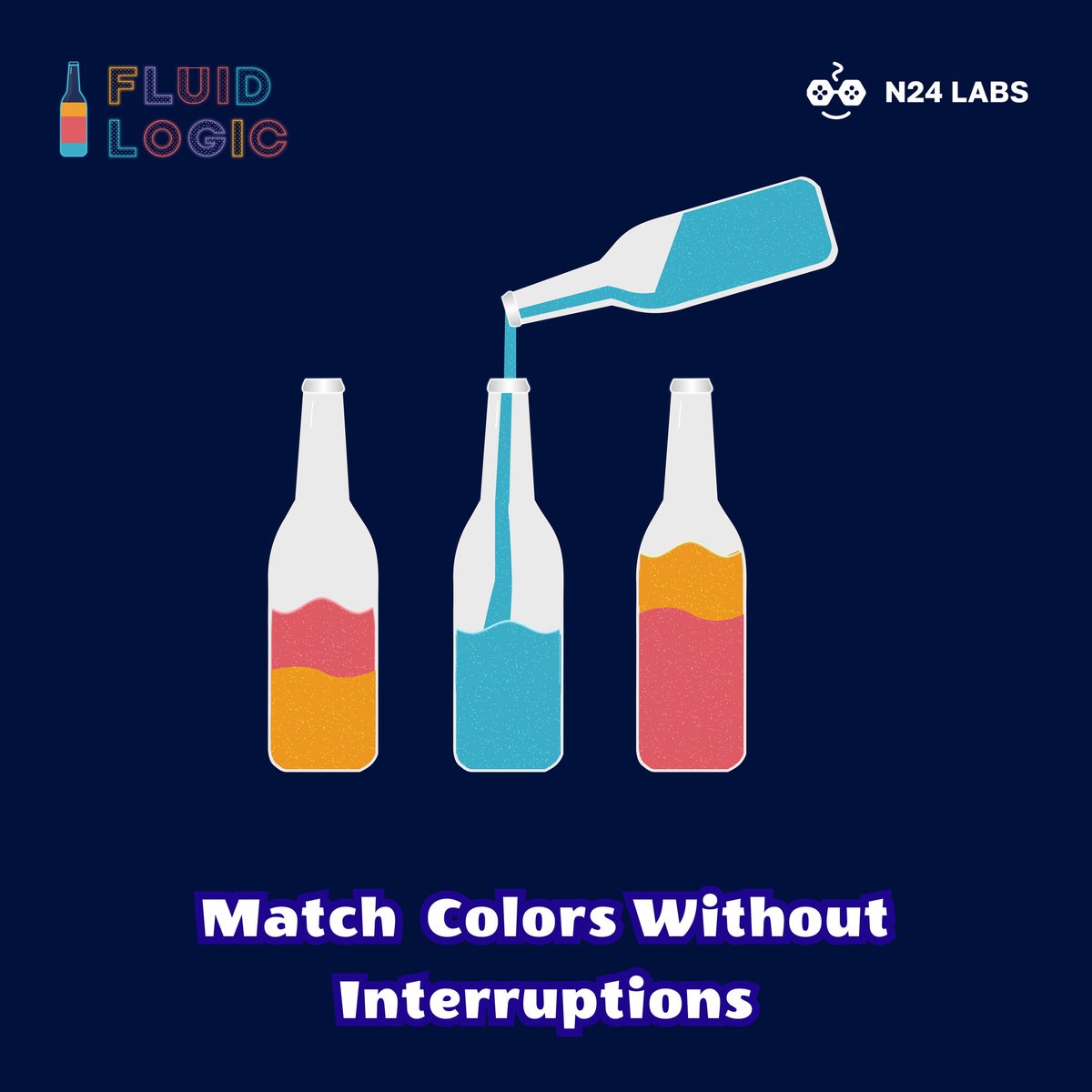 join_n24labs's tweet photo. Unlock the next level of excitement! 🚀 Watch an ad to earn an extra move in Fluid Logic – because every move counts in the quest for victory! 🎮✨
#fluidlogic #GamingPerks #onemoremove #hypercasualgames #mobilegaming 
Play Now: https://t.co/oD79iIaFOp

https://t.co/S2n6qlqKfD https://t.co/QLReCtoU4k