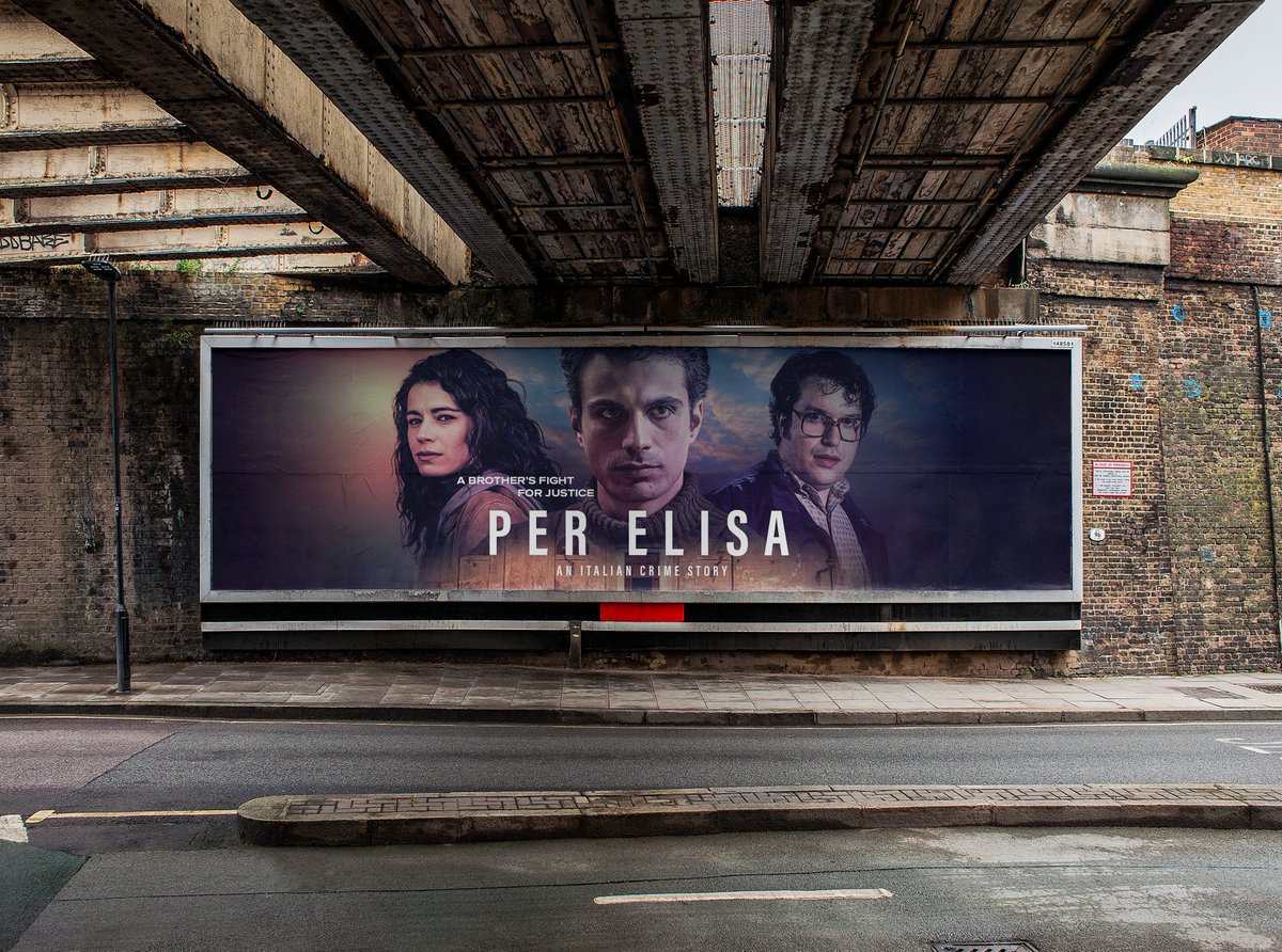 wearelcd's tweet photo. Our latest key art for @itvstudios new crime drama Per Elisa: An Italian Crime Story. Here’s the finished article and a sneak peek at our workings and iterations. See more on our website! https://t.co/v70WWtBYCr