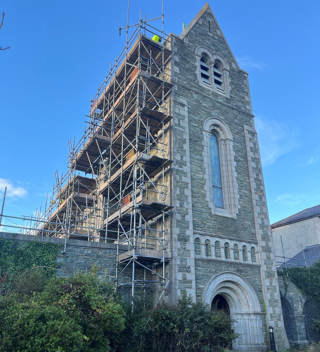 Two months into the project, <a href="/CanUcheldreCtr/">Ucheldre Holyhead</a> has started the repairs work to make the arts centre fit for generations to come.

The project is funded by the UK Government Levelling Up Fund with match funding from the Arts Council of Wales, and the Community Facilities Programme.