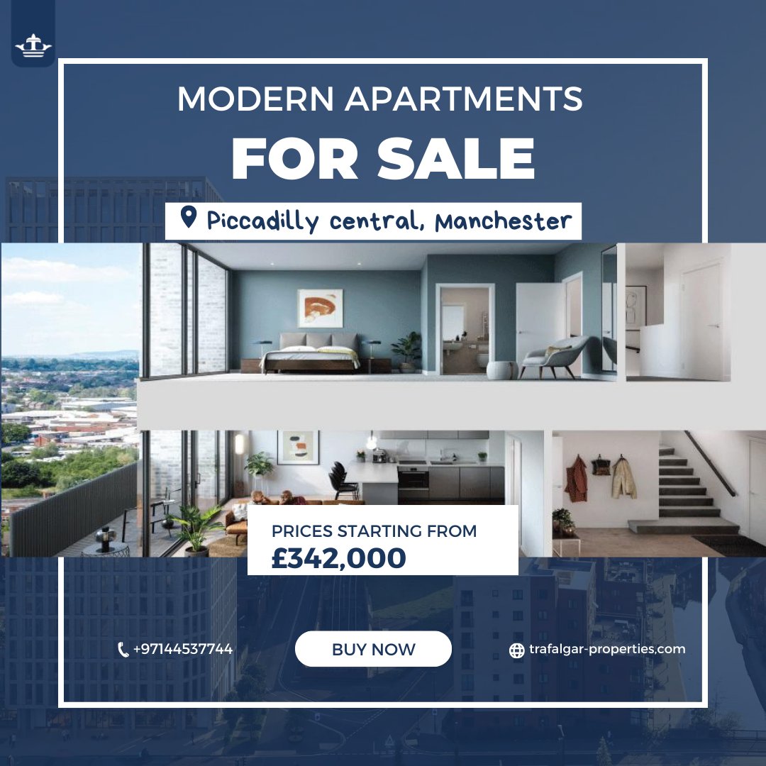 Modern Apartment for Sale!! in Piccadilly central, Manchester
Panoramic Cityscape Views
Flexible Payment Plans
Strategic Location
Project Handover in 2024
Prices Starting from £342,000
#LuxuryLiving #ManchesterApartments #UrbanElegance #ManchesterLiving #DreamHomeGoals #BuyHome