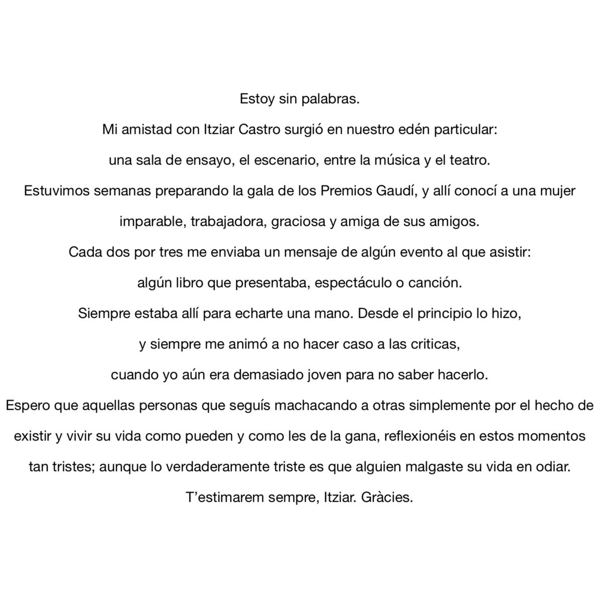alfredgarcia's tweet photo. Gràcies, Itziar. 🖤 https://t.co/9luBEFngUJ